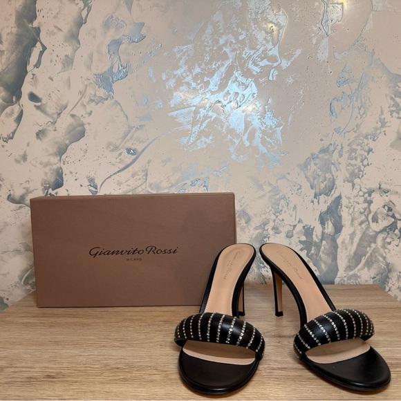 Bijoux Rossi Mules Gianvito Rossi Bijoux 35 Mules In Black Lyst